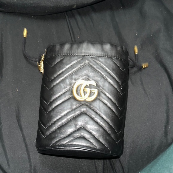 Gucci Black Mini Quilted Leather Bag - Picture 1 of 2